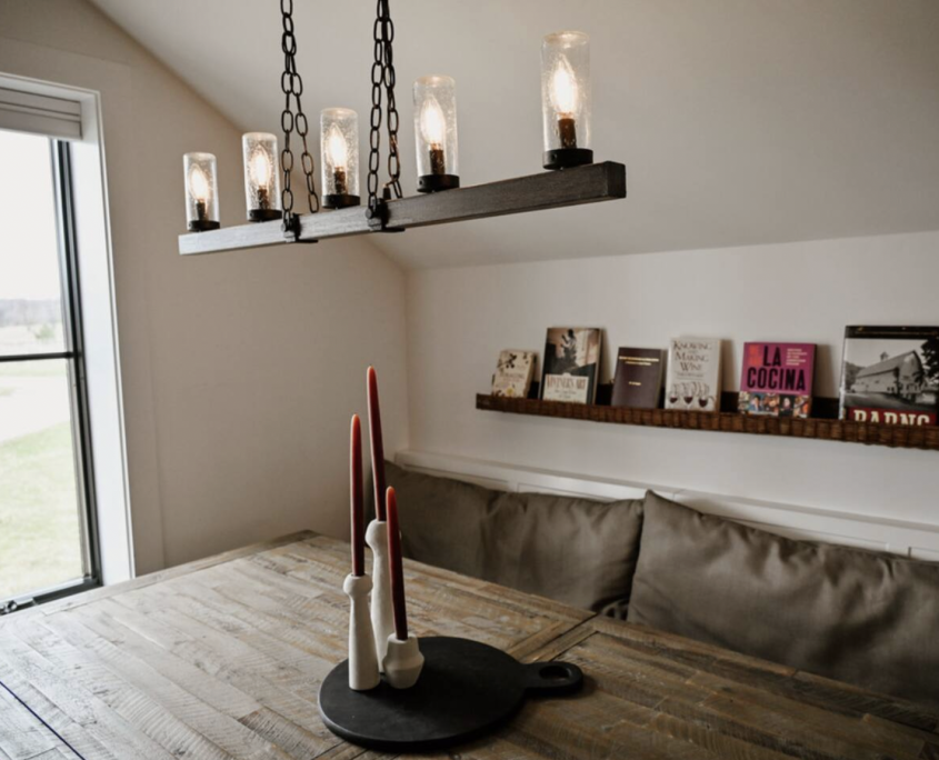 dining nook at granary